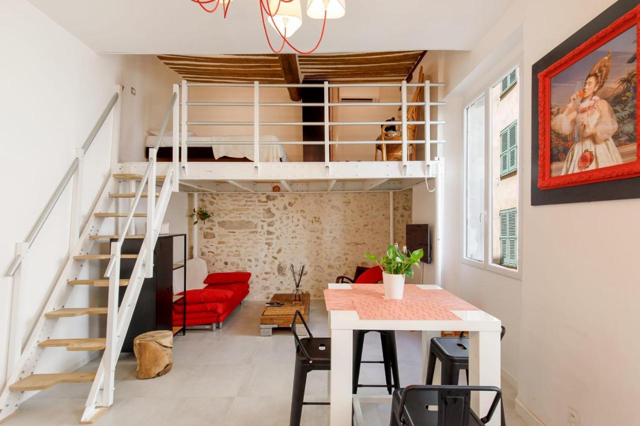 Superb Air-Conditioned Loft In The Heart Of Viel Antibesアパートメント エクステリア 写真